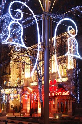 Budapest, Nagymező utca-stock-foto