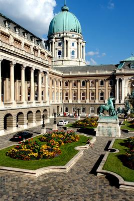 Budapest, a Budavári Palota-stock-foto