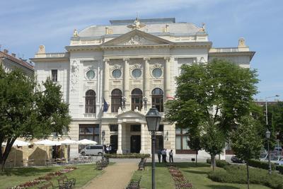 Budapest, a Budai Vigadó-stock-foto