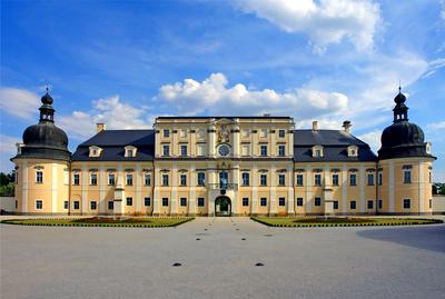 Edelény, L'Huillier-Coburg kastély-stock-foto