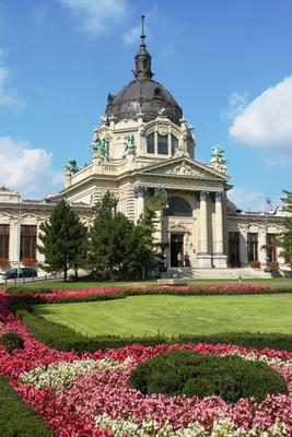 Budapest, Széchenyi fürdő-stock-foto