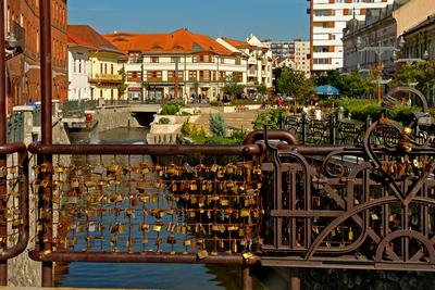 Miskolc, Szinva part-stock-foto