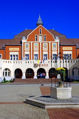 Hatvan, Kossuth tér-stock-foto