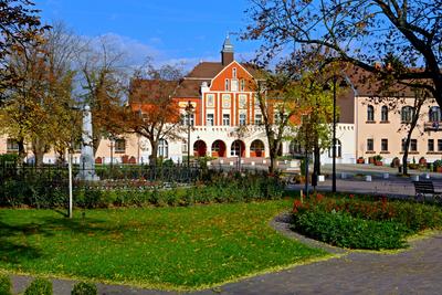 Hatvan, Kossuth tér-stock-foto