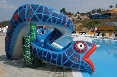 Aquaréna vízi szórakoztatópark-stock-foto