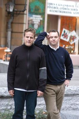 Bagi Iván és Nacsa Olivér-stock-foto