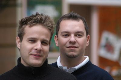 Bagi Iván és Nacsa Olivér-stock-foto