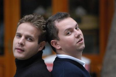 Bagi Iván és Nacsa Olivér-stock-foto