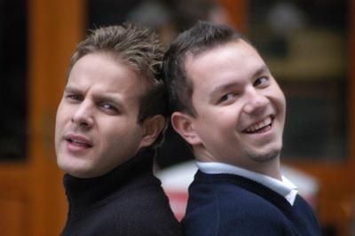 Bagi Iván és Nacsa Olivér-stock-foto