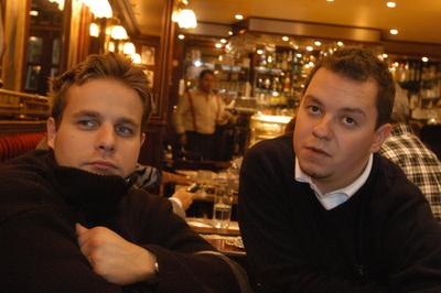 Bagi Iván és Nacsa Olivér-stock-foto