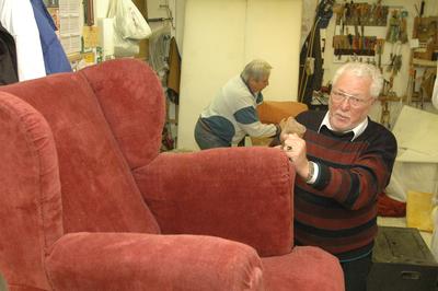 Kárpitos-stock-foto