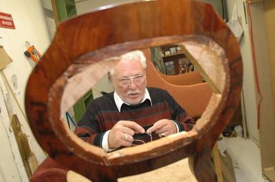 Kárpitos-stock-foto