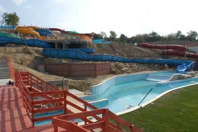 Aqaréna vizipark Mogyoródon-stock-foto