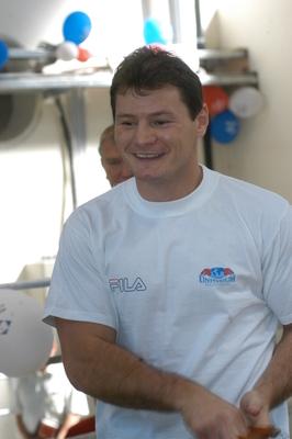 Erdei Zsolt ökölvívó-stock-foto