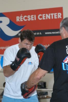 Erdei Zsolt ökölvívó-stock-foto