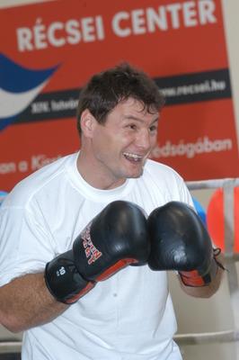 Erdei Zsolt ökölvívó-stock-foto