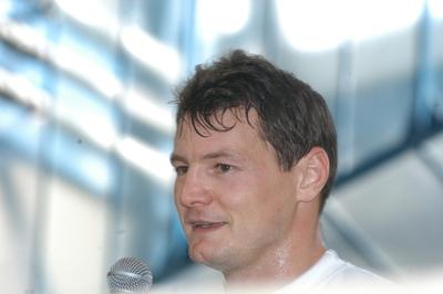 Erdei Zsolt ökölvívó-stock-foto