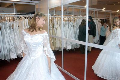 Esküvő kiállítás 2004.-stock-foto