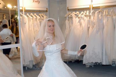 Esküvő kiállítás 2004.-stock-foto