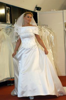 Esküvő kiállítás 2004.-stock-foto