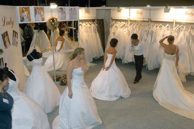 Esküvő kiállítás 2004.-stock-foto