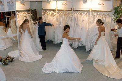 Esküvő kiállítás 2004.-stock-foto