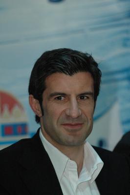 Luis Figo labdarúgó-stock-foto