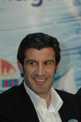 Luis Figo labdarúgó-stock-foto