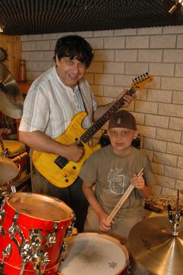 Gerendás Dani és Gerendás Péter-stock-foto