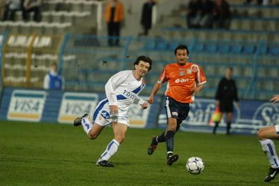 Labdarúgó mérkőzés-stock-foto