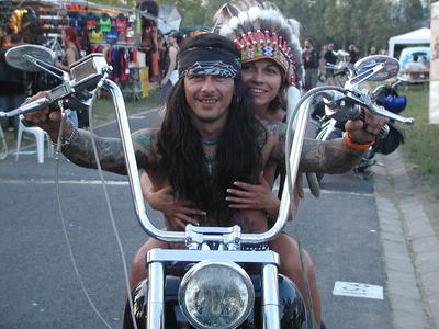 , 2003.06.06.
Harley Davidson motorostalálkozó
A képen Indián, akit az RTL valóságshow-jából ismerhetünk.-stock-foto
