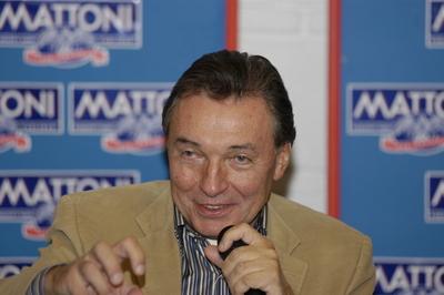 Budapest, 2002.06.14.
Karel Gott énekes a cseh könnyűzene legendás személyisége.-stock-foto