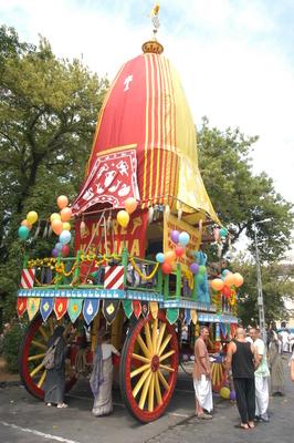 Ratha Yatra Indiai Szekérkarnevál-stock-foto