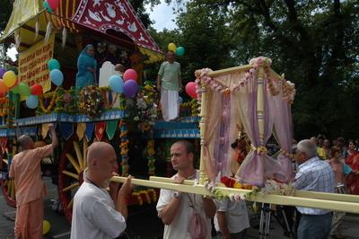 Ratha Yatra Indiai Szekérkarnevál-stock-foto