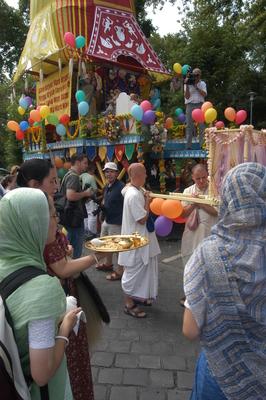 Ratha Yatra Indiai Szekérkarnevál-stock-foto