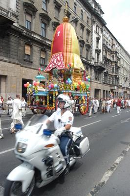 Ratha Yatra Indiai Szekérkarnevál-stock-foto