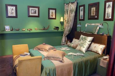 Lakástrend kiállítás-stock-foto