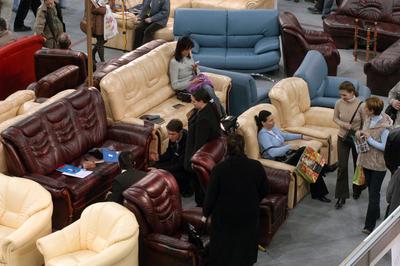 Lakáskultúra kiállítás a BS-ben-stock-foto