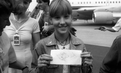 Michael Jackson Budapesten-stock-foto