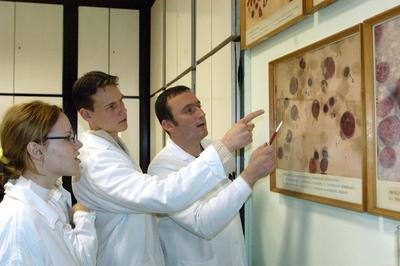 Orvostan hallgatók-stock-foto