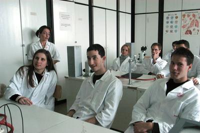 Orvostan hallgatók-stock-foto