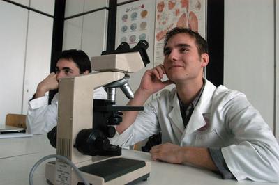 Orvostan hallgatók-stock-foto