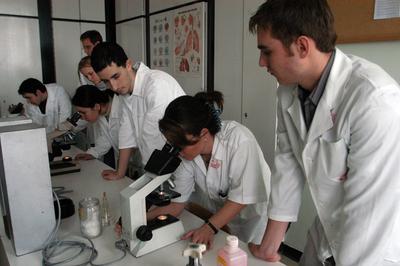 Orvostan hallgatók-stock-foto