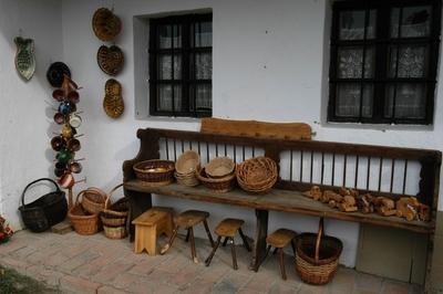 A szentendrei Szabadtéri Néprajzi Múzeum-stock-foto