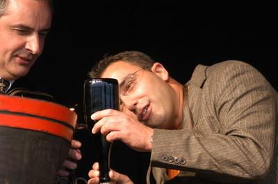 Pezsgő Lovagok avatása-stock-foto