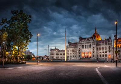 Budapest, Parlament-stock-foto