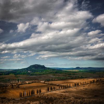Balaton felföld-stock-foto