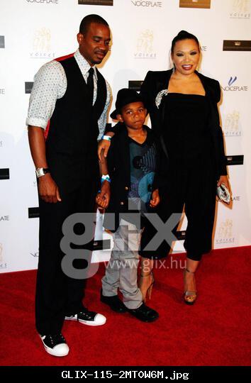 Duane Martin, wife Tisha Campbell-Martin and their oldest son Xen arrive at the Beverly Hilton Hotel for 'Forever Michael', a memorial event to celebrate the life of legendary pop singer Michael Jackson who unexpectedly past away on June 25, 2009 from heart failure, shocking fans, family and friends alike. Los Angeles, CA. 06/26/10.