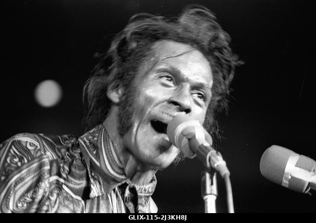 Chuck Berry és Bo Diddley élőben a Nassua Coliseumban, New Yorkban, 1972-ben. Fotó: Jeffrey Mayer / Rock Negatives / MediaPunch
