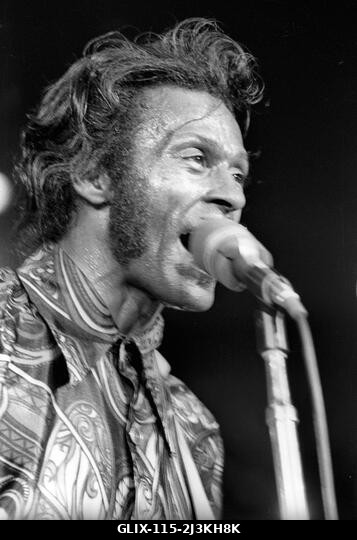 Chuck Berry és Bo Diddley élőben a Nassua Coliseumban, New Yorkban, 1972-ben. Fotó: Jeffrey Mayer / Rock Negatives / MediaPunch